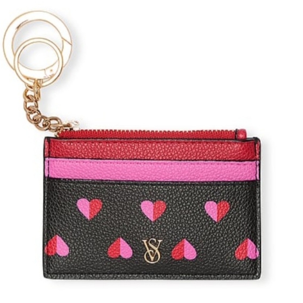 Victoria's Secret Pink Heart Card Wallet